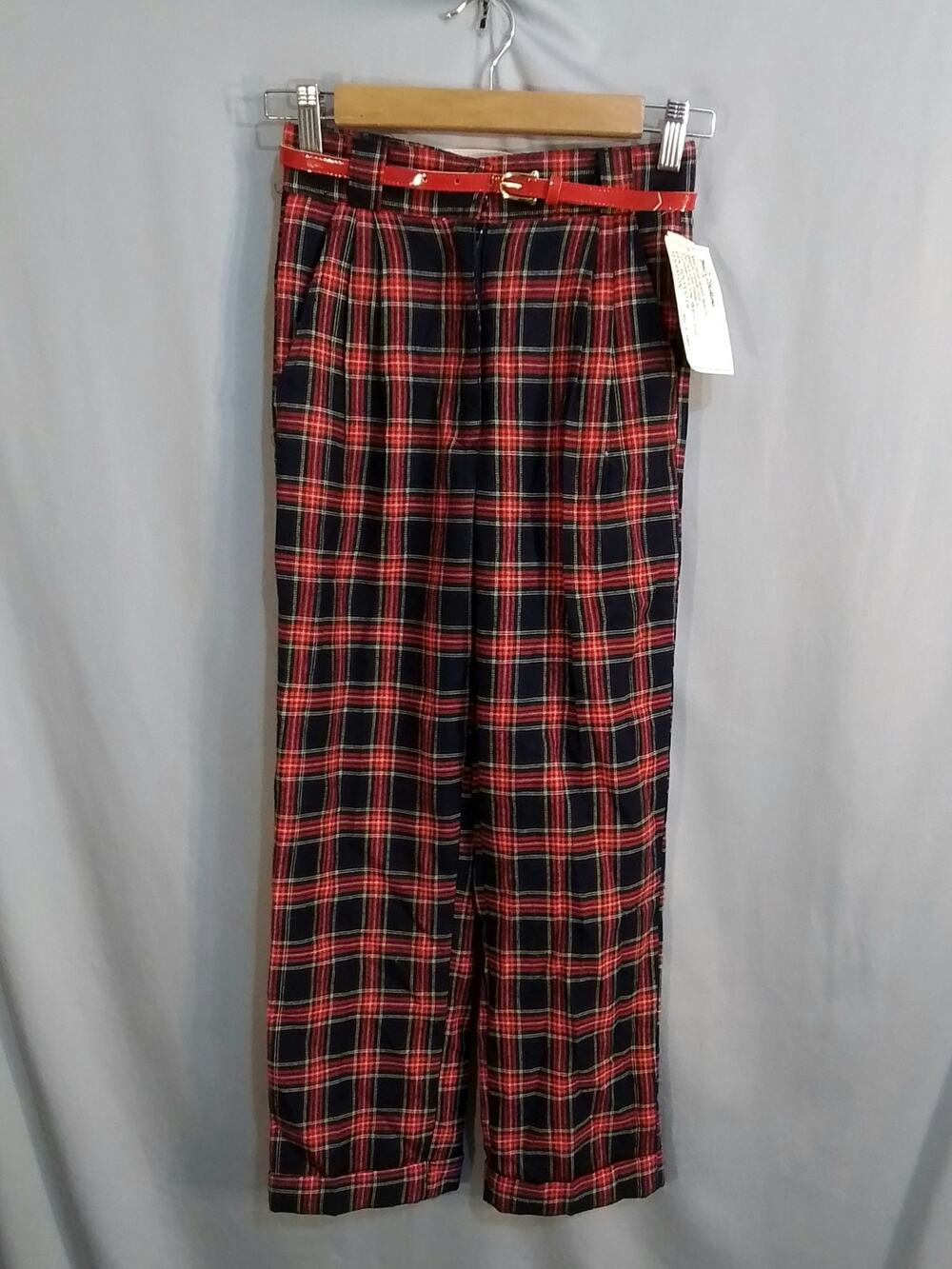 Fox Hollow plaid slacks